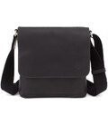 Сумка Месенджер для чоловіків 754110 Grande pelle чорний крейзі картинка, зображення, фото