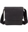 Сумка Месенджер для чоловіків 754110 Grande pelle чорний крейзі фото, картинка, изображение