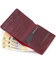 Портмоне Lettera, глянець GP 537661 бордовий картинка, зображення, фото