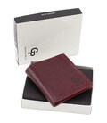 Портмоне Lettera, глянець GP 537661 бордовий картинка, зображення, фото