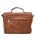 Чоловіча сумка-портфель на плече з ручкою TARWA RB-6008-3md коньячна фото, картинка, изображение