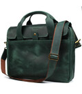 Чоловіча сумка-портфель із натуральної шкіри зелена RE-1812-4lx TARWA фото, картинка, изображение