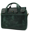 Чоловіча сумка-портфель із натуральної шкіри зелена RE-1812-4lx TARWA фото, картинка, изображение
