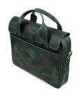 Чоловіча сумка-портфель із натуральної шкіри зелена RE-1812-4lx TARWA фото, картинка, изображение