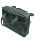 Чоловіча сумка-портфель із натуральної шкіри зелена RE-1812-4lx TARWA фото, картинка, изображение