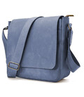 Чоловіча сумка шкіряна через плече RK-0002-3md TARWA синя фото, картинка, изображение