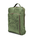 Рюкзак для ноутбука 15 дюймів RE-1240-4lx в зеленій шкірі. фото, картинка, изображение