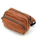Невелика чоловіча сумка через плече 2 відділення TARWA RB-60125-3md коньячна фото, картинка, изображение