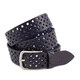 Шкіряний ремінь Casual, синій перфорація Grande Pelle 431012308 картинка, зображення, фото