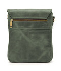 Чоловіча сумка через плече RE-0022-4lx TARWA на 2 відділення шкіра зелена фото, картинка, изображение