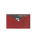 Кардхолдер Grande Pelle 300660 червона шкіра гладка картинка, зображення, фото