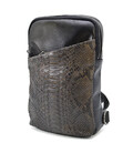 Рюкзак слінг зі шкіри наппа та пітона GArep-0204-3md TARWA фото, картинка, изображение