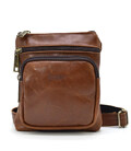 Сумка через плече чоловіча зі шкіри TARWA GB-1342-2-3md руда фото, картинка, изображение