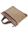 Сумка папка для документів А4 шкіра та канвас TARWA GSb-7100-4lx пісочна фото, картинка, изображение