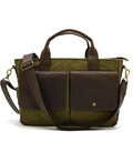 Чоловіча сумка з канвас та кінської шкіри TARWA RHc-3990-3md хаккі фото, картинка, изображение