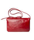 Жіночий клатч з ремінцем на плече, червоний картинка, зображення, фото