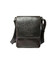 Чоловіча сумка-месенджер міні формату, 235х160х50 мм, шоколадний фото, картинка, изображение