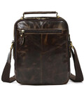 Шкіряна чоловіча сумка через плече та з ручкою Bexhill bx1063R картинка, зображення, фото