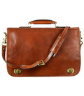 Шкіряний портфель для ноутбука - Illusions - коньячний Time Resistance 5194901 фото, картинка, изображение