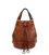 Шкіряна сумка-відро для жінок - Light In August - Коньячно-коричневий матовий колір - Time Resistance 5215201 картинка, зображен