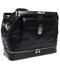 Італійський шкіряний саквояж - The Master and Margarita - чорний Time Resistance фото, картинка, изображение