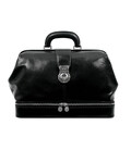 Шкіряний саквояж із замком Time Resistance - Northern Lights - чорний 5216101 фото, картинка, изображение