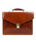 Класичний шкіряний портфель - The Magus - коньячний 5212501 Time Resistance фото, картинка, изображение