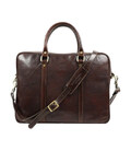 Шкіряна сумка для ноутбука - Hobbit - коричневий Time Resistance 5196101 фото, картинка, изображение