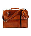 Шкіряний портфель - The Prophet - Time Resistance коньяк 5236401 фото, картинка, изображение