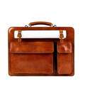 Шкіряний портфель - The Prophet - Time Resistance коньяк 5236401 фото, картинка, изображение