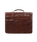 Шкіряний портфель італійський чоловічий - The Time Machine - коричневий Time Resitance 5209101 фото, картинка, изображение