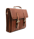 Шкіряний портфель італійський чоловічий - The Time Machine - коньячний Time Resitance 5231001 фото, картинка, изображение