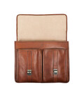 Шкіряний портфель італійський чоловічий - The Time Machine - коньячний Time Resitance 5231001 фото, картинка, изображение