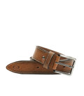 Подвійний шкіряний ремінь для чоловіків - The Return of the Native - Коричневий колір - Time Resistance 5222701 фото, картинка, 