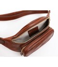 Сумка напоясна шкіряна - Independent People - коньячна Time Resistance 5215801 фото, картинка, изображение