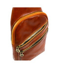 Шкіряна сумка-слінг - Catch-22 - коньячна Time Resistance 5231201 фото, картинка, изображение