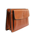 Шкіряний гаманець-клатч - Decameron - Коньячно-коричневий колір - Time Resistance 5225501 фото, картинка, изображение