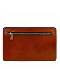 Шкіряний гаманець-клатч - Decameron - Коньячно-коричневий колір - Time Resistance 5225501 фото, картинка, изображение