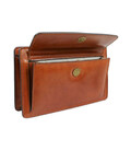 Шкіряний гаманець-клатч - Decameron - Коньячно-коричневий колір - Time Resistance 5225501 фото, картинка, изображение