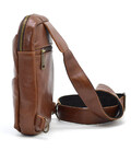 Шкіряний рюкзак слінг рюкзак на одну шлейку GB-0604-3md TARWA картинка, зображення, фото