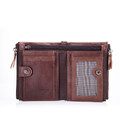 Чоловічий гаманець кавовий розкладний TW001C Bull фото, картинка, изображение