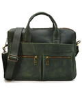 Чоловіча шкіряна зелена сумка RE-7122-3md TARWA фото, картинка, изображение