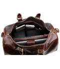 Дорожня сумка для спортзалу John McDee 7077Q вінтажна шкіра картинка, зображення, фото
