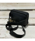 Поясна шкіряна сумка Hill Burry HB15095A чорна фото, картинка, изображение