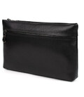 Шкіряний клатч для чоловіків JDC010A чорний з петлею та передньою кишенею картинка, зображення, фото