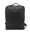 Шкіряний рюкзак для ноутбука чорний на два відділення RA-7280-3md фото, картинка, изображение