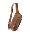 Шкіряний рюкзак слінг на одне плече TARWA RY-0910-4lx коньячний колір картинка, зображення, фото
