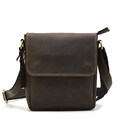 Шкіряна чоловіча сумка через плече коричнева TARWA RC-4118-4sa фото, картинка, изображение