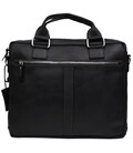 Чоловіча шкіряна сумка А4 чорна для макбука 13" з ручками TARWA RA-7427-4sa фото, картинка, изображение