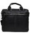 Чоловіча шкіряна сумка А4 чорна для макбука 13" з ручками TARWA RA-7427-4sa фото, картинка, изображение